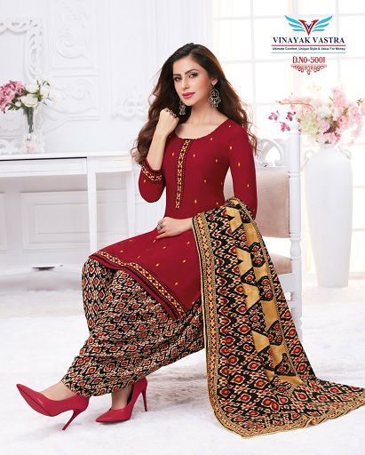 Vinayak Vastra Maayra 1 Casual Daily Wear Cotton Printed Dress Material Collection